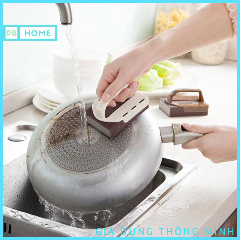 [Siêu HOT] Miếng Cọ Xoong Nồi Chảo, Đồ Inox, Chà Bồn Sứ Không Xước Tiện Lợi