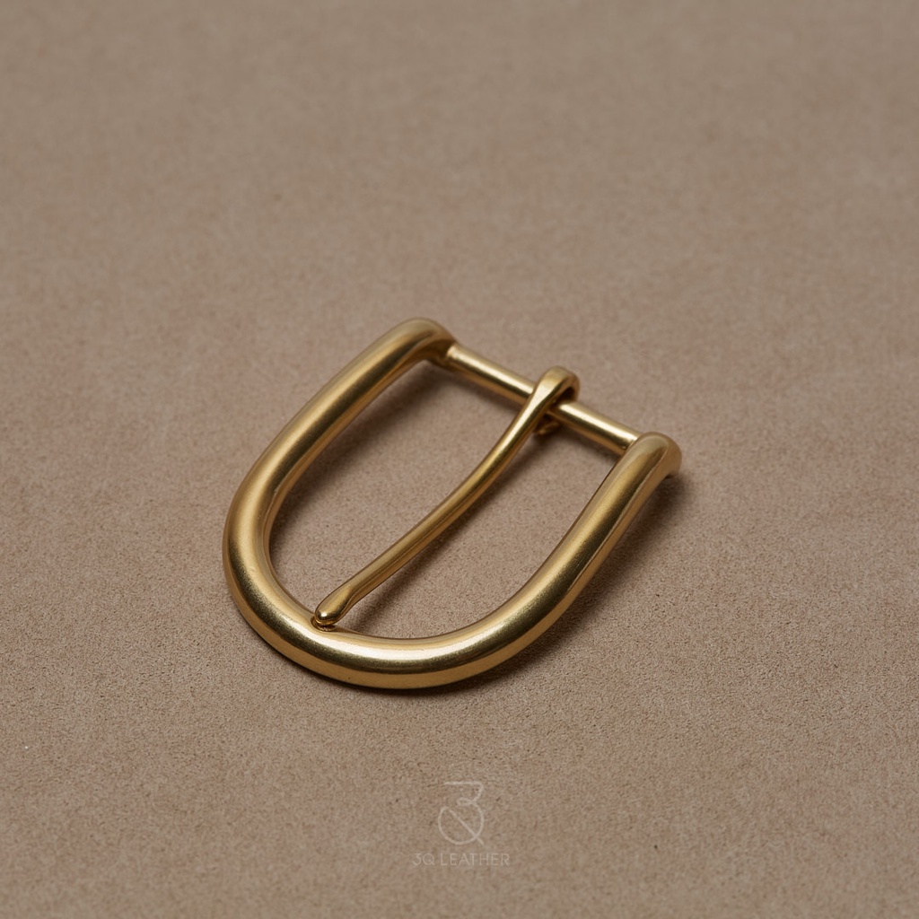 Mặt dây lưng Nam Nữ màu Vàng, mã MDL070, size 38mm, chất liệu đồng nguyên chất, mặt thắt lưng nam