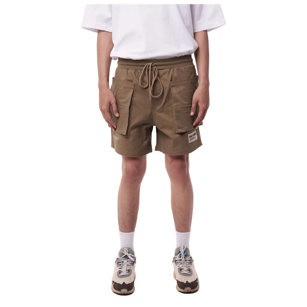 Quần Short Nam Nữ Bad Habits UTILITY BOX POCKET SHORTS TAN - LOCAL BRAND CHÍNH HÃNG.