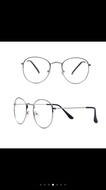 Kính vintage mảnh kính teen gọng kim loại | BigBuy360 - bigbuy360.vn