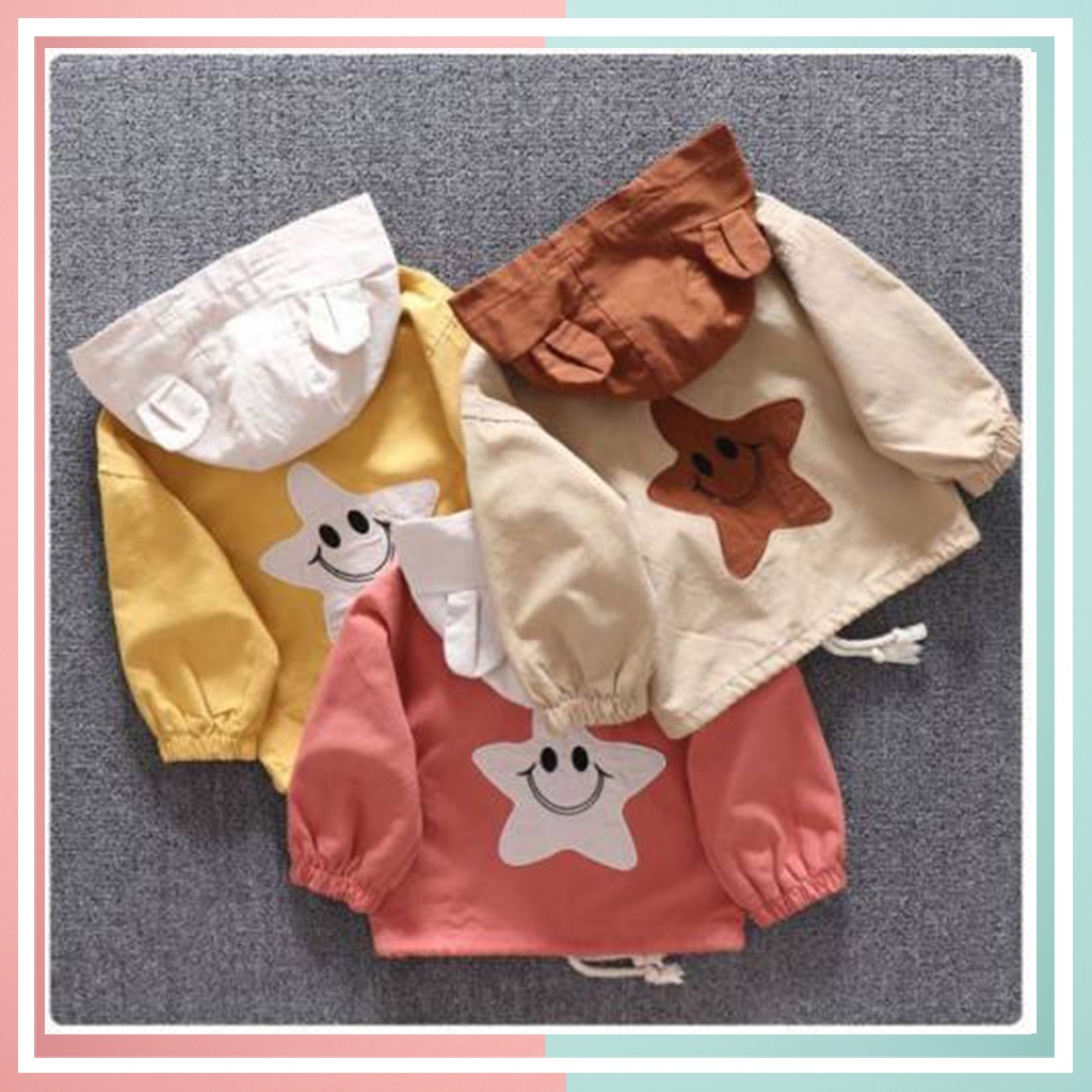 ✇☌❀Áo Khoác Cho Bé Star, Chất Liệu Kaki Siêu Yêu, Bền Đẹp - Kid 365 Hàng Hiệu KSTA