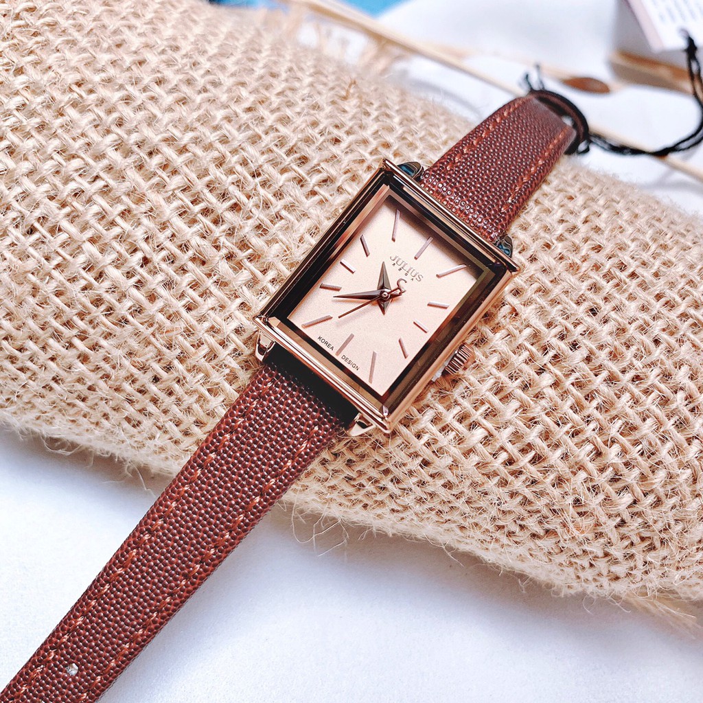 Julius Official | Đồng hồ Julius nữ JA-787 dây da | BigBuy360 - bigbuy360.vn