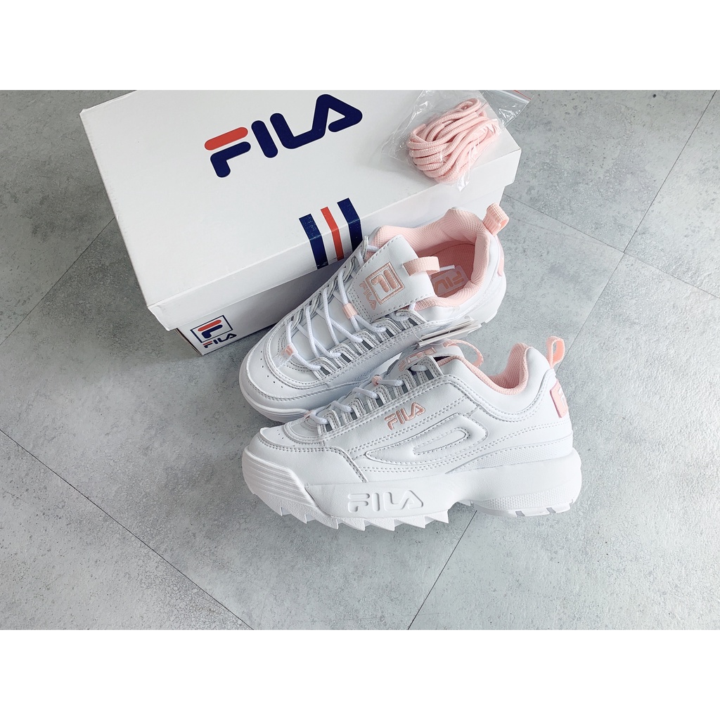 Giày thể thao Sneaker Fila Disruptor 2 màu Hồng Pink