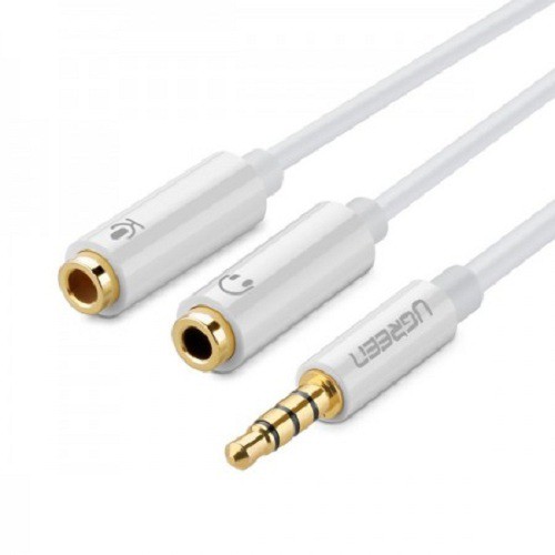Cable Audio 1 ra 2 Ugreen 10789 (Audio và Microphone)
