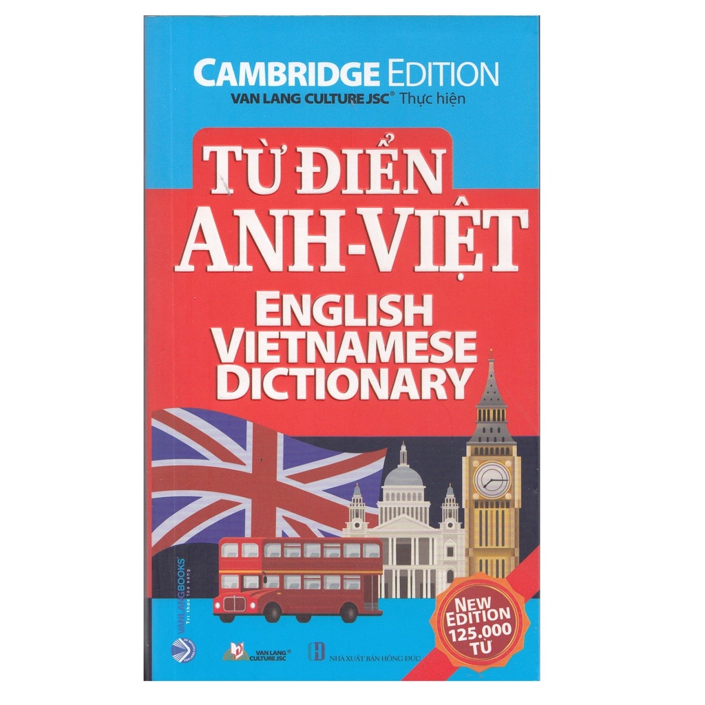 Sách - Từ Điển Anh - Việt - New Edition 125.000 từ - 8935074127686