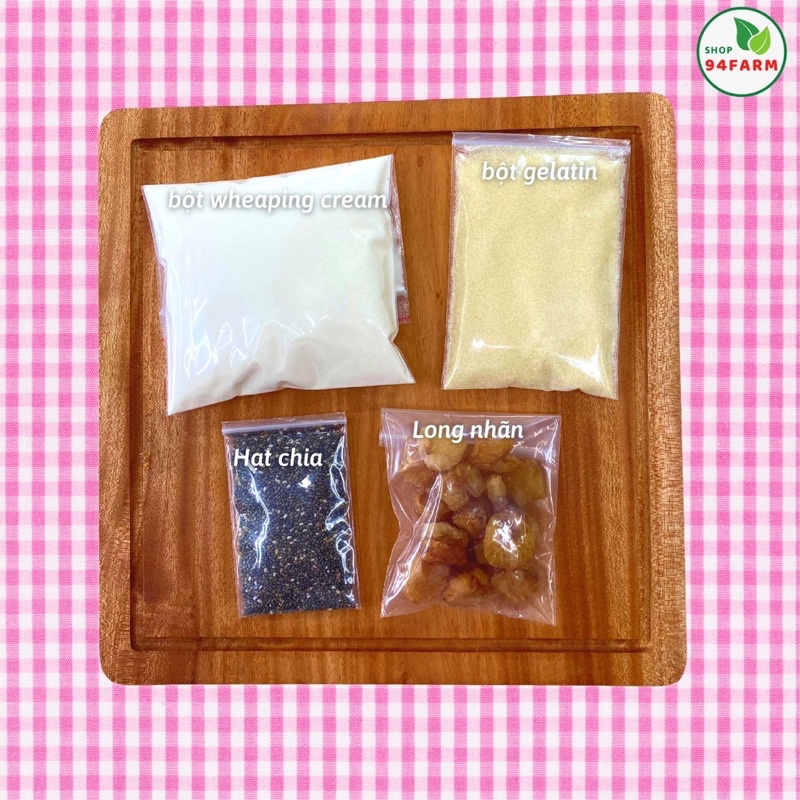 Set nguyên liệu Chè khúc bạch Dùng thử 150 gam Nấu 10 chén