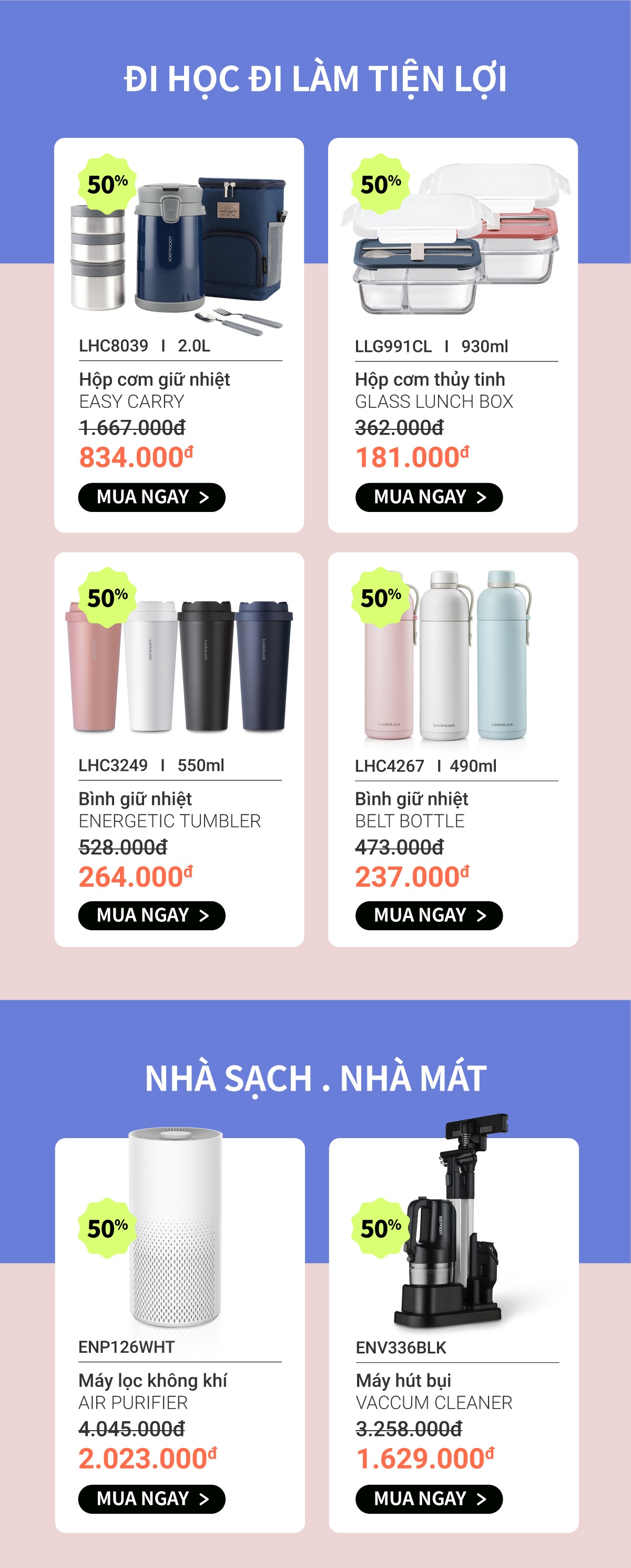 Lock&Lock Official Store (Cửa hàng chính hãng) Cửa Hàng Online Chính Hãng Shopee Việt Nam