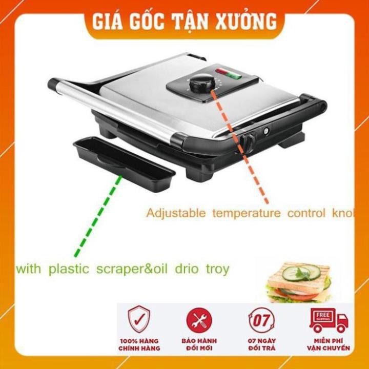 Máy ép nướng bánh mì sokany công suất 2000W