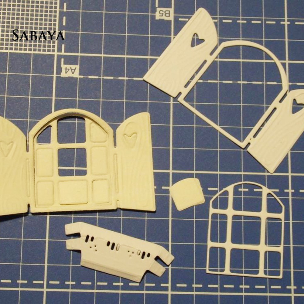 Khuôn Cắt Giấy Làm Từ Kim Loại Hình Chậu Hoa Trang Trí Scrapbook