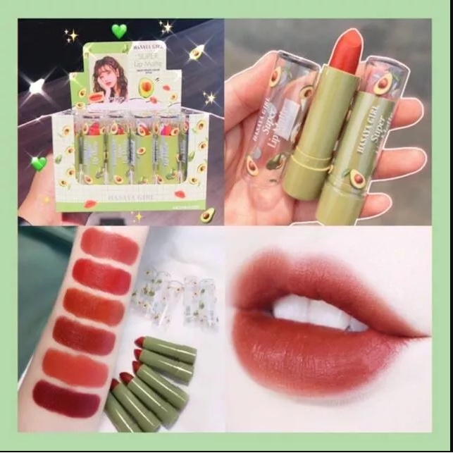 Son dưỡng môi có màu Hasaya Girl Aloe Vera 99% Thái Lan
