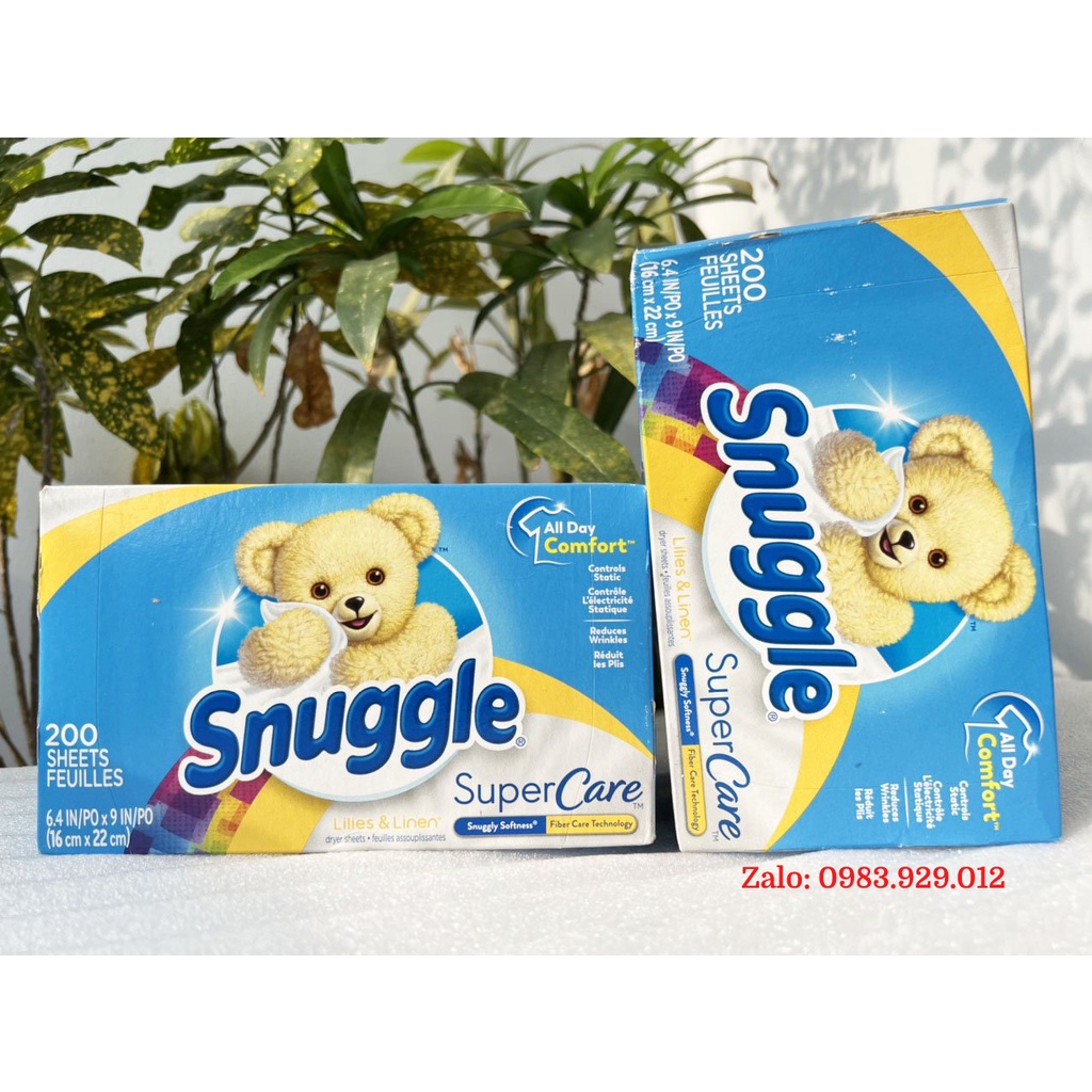 Giấy thơm quần áo Snuggle Super Care