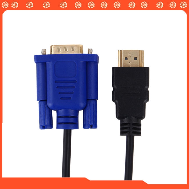 Cáp chuyển đổi HDMI sang VGA dài 1.8M độ phân giải 1080P HD tiện dụng cho PC Laptop