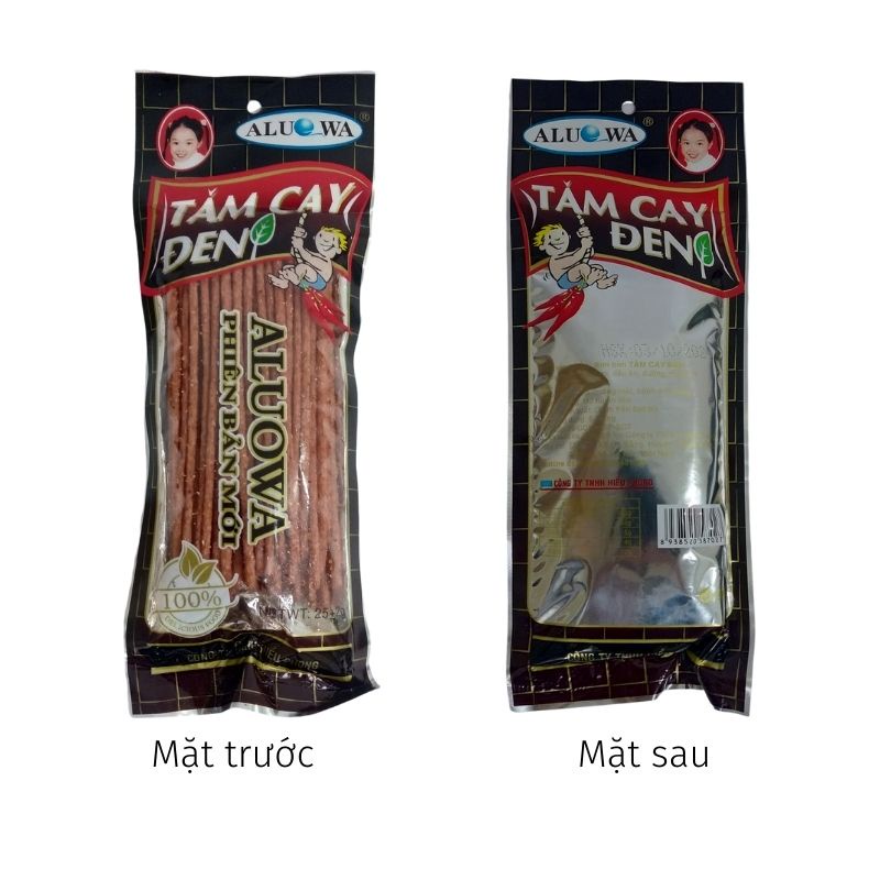 Tăm cay đen Combo 10 Gói Tăm Cay Đen Vị Cay Đặc Biệt, bim bim, đồ ăn vặt siêu hot hit của các bạn nhỏ