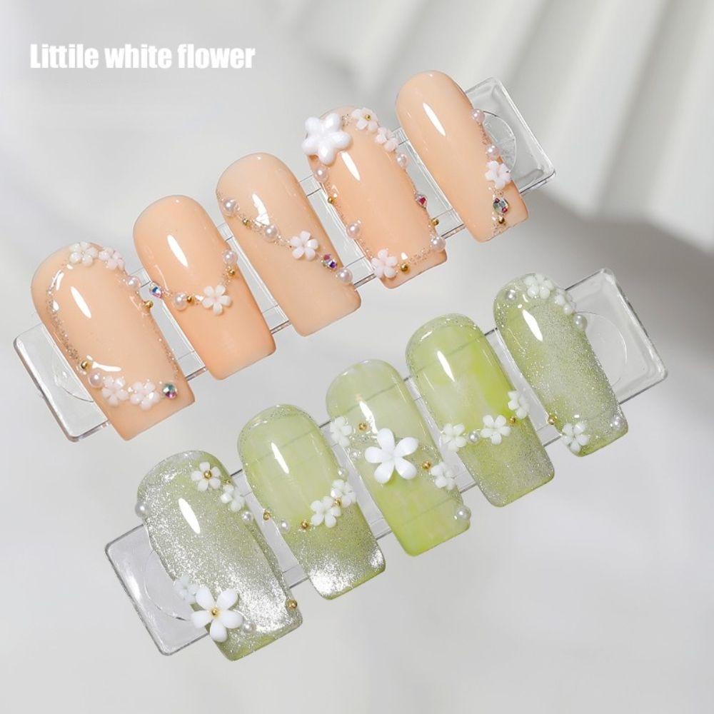 OCEANMAP Phụ Kiện Hạt Charm Trang Trí Móng Tay Nghệ Thuật Hợp Thời Trang Cho Nữ DIY