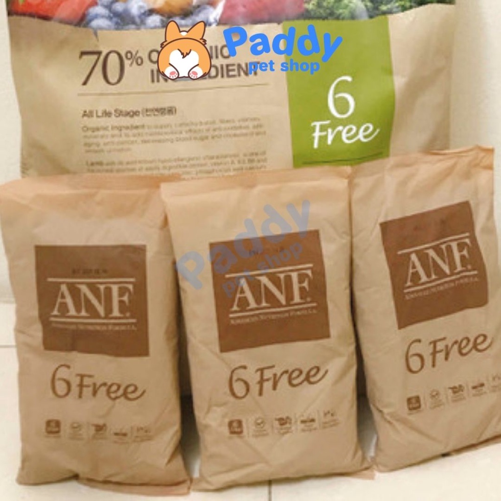 [6kg] Hạt Hữu Cơ ANF Natural 6Free Cho Chó Trên 6 Tháng Tuổi