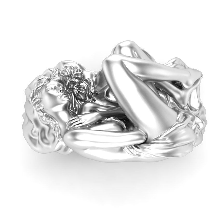 Nhẫn Đính Hôn Mạ Vàng 18k Thiết Kế Bắt Mắt