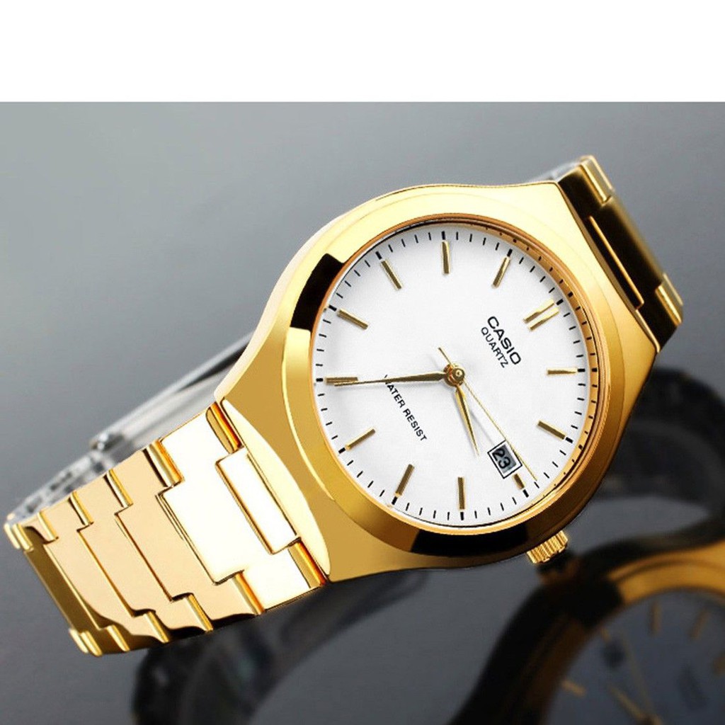 ĐỒNG HỒ NAM CASIO MTP-1170N-7ARDF DÂY KIM LOẠI VÀNG KIM