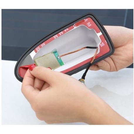 Ăng ten vây cá mập Hybrid  Thu sóng Radio AM / FM có gioang cao su chống vào nước