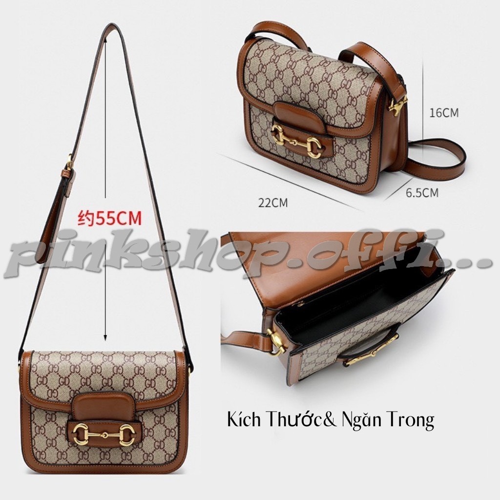 Túi đeo chéo nữ hà hồ , Túi xách nữ phối đồ cực đẹp hàng cao cấp full box Pink Shop TSPS26 | BigBuy360 - bigbuy360.vn