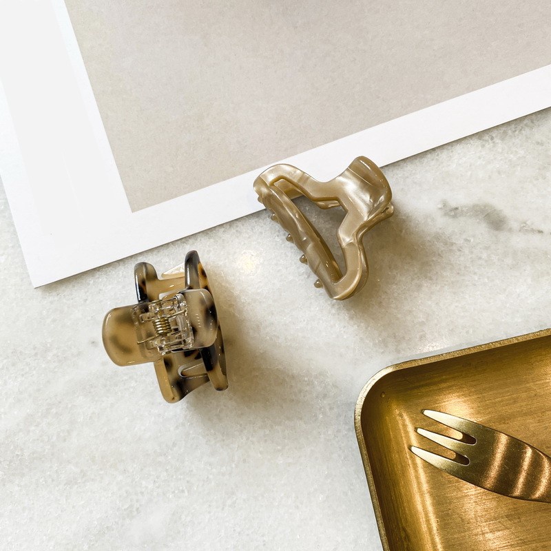 Kẹp Tóc Thiết Kế Hình Học Rỗng Thời Trang Hàn Quốc Cho Nữ