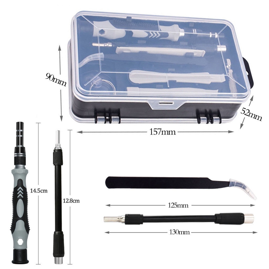 PVN44238 Bộ tua vít đa năng Bộ Tua tô Vít Từ Tính 115 Trong 1 Dùng Trong Sửa Chữa Điện Thoại/Laptop Đa Năng Giá Rẻ