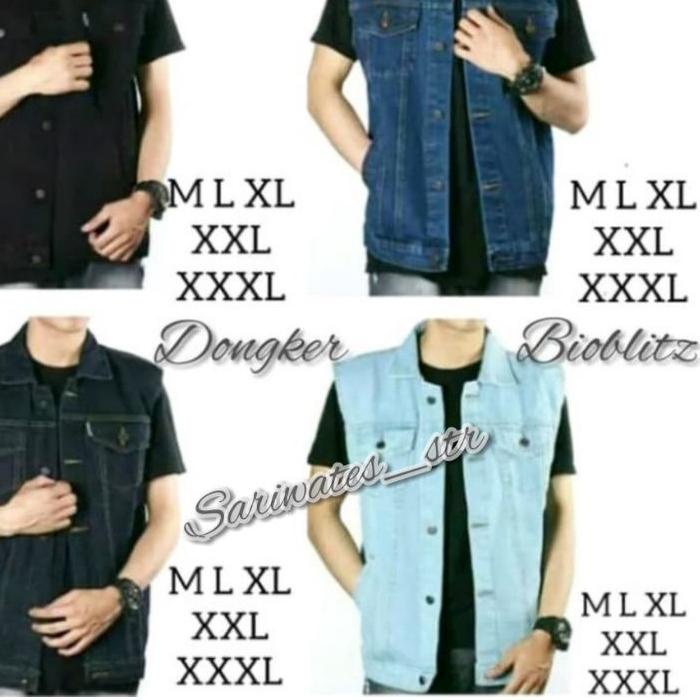 Lr11|Giặt Warehouse|Áo Khoác JEANS Không Tay SIZE Lớn JUMBO XXL XXXL Màu Xanh Đen/Đỏ/Xám/Xanh NAVY SIZE Lớn JINS Lakungbong Lectbong Lungbongbong