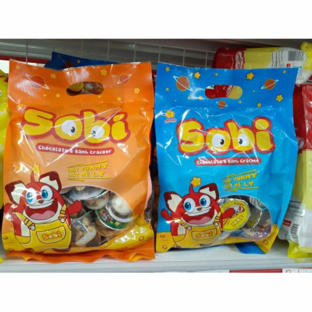 BÁNH SOBI CHOCOLATE &amp; CRACKER NGON MÊ LY 320G/ 1 GÓI