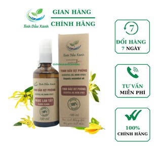Tinh dầu xịt phòng, xịt ô tô,tinh dầu thơm phòng ngọc lan tây tinh dầu xanh nguyên chất 100ml