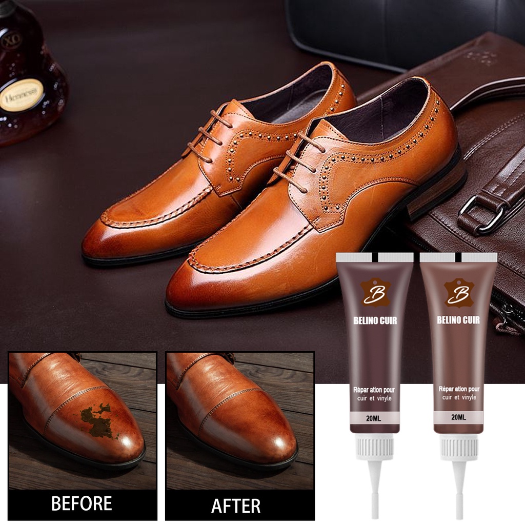 Gel Sửa Chữa Đồ Da 20Ml Dung Dịch Làm Sạch Da Kem Sửa Chữa Bổ Sung Cho Ghế Xe Hơi và Sofa gia đình tại Nhà
