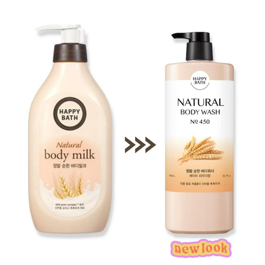 Sữa Tắm Happy Bath Natural Real Mild 900gr