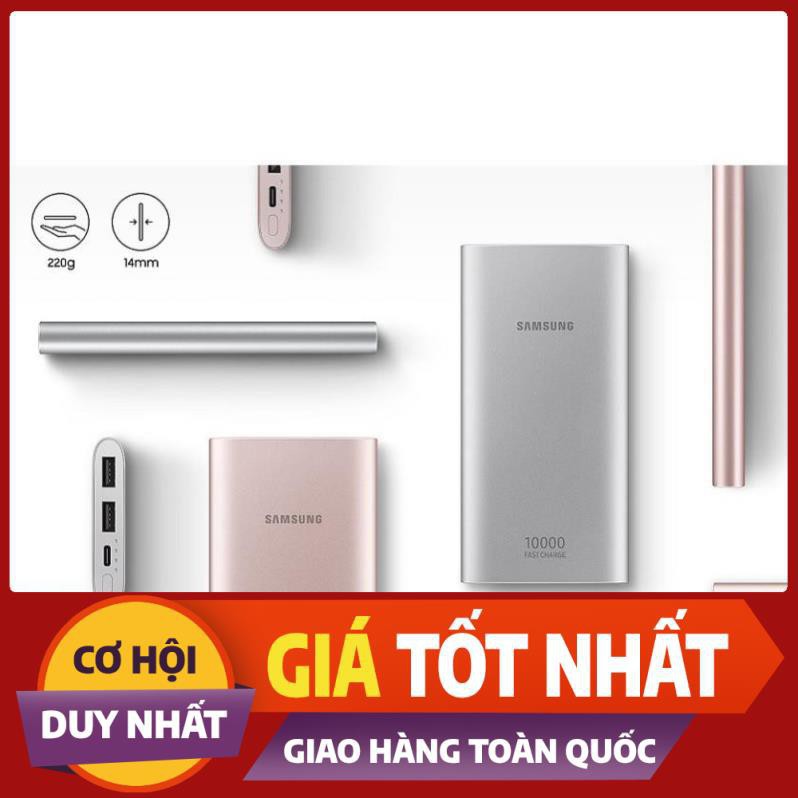 Sạc dự phòng Samsung Fast charger 10.000mAh Type-C sạc nhanh vỏ nguyên khối - Bảo hành hàng chính hãng