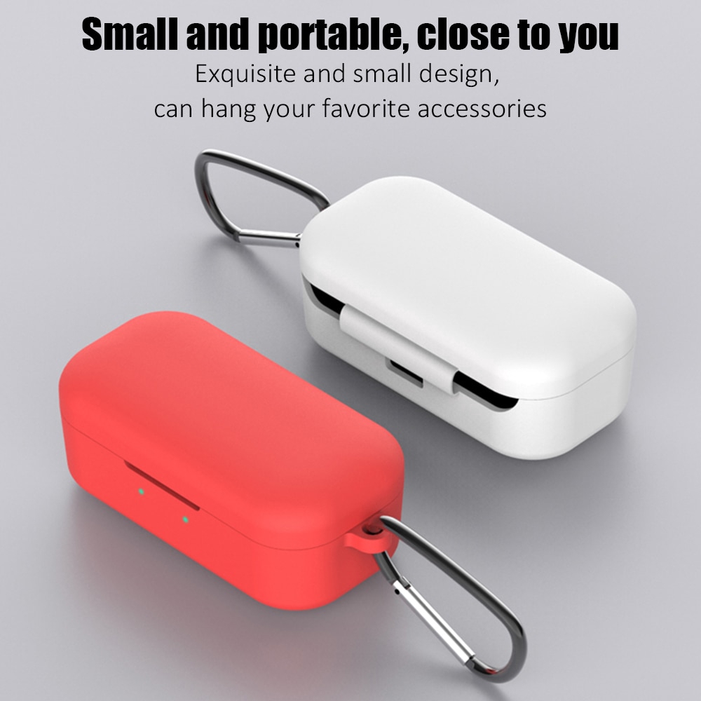 Vỏ silicon bảo vệ hộp sạc tai nghe Bluetooth CYT5-1 QCY T5 chất lượng cao