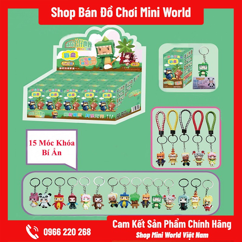 Móc Khóa Mini World Nhân Vật Bí Ẩn [Trọn Bộ Gồm 15 Hộp]