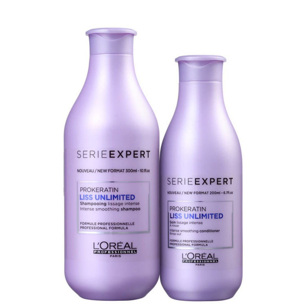 Dầu xả dành cho tóc duỗi Liss Unlimited L'oréal Conditioner 200ml