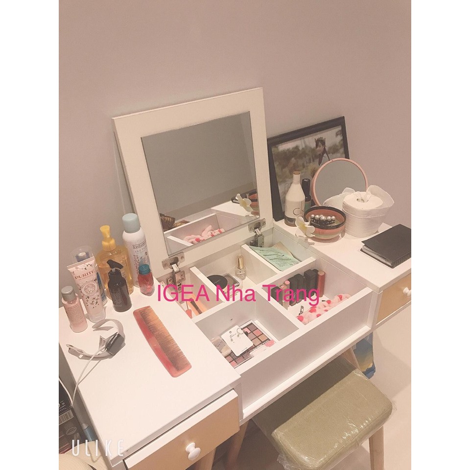 Bàn Trang Điểm Có Gương ( Không Có Ghế Đi Kèm ) GP43 Thương Hiệu IGEA | BigBuy360 - bigbuy360.vn