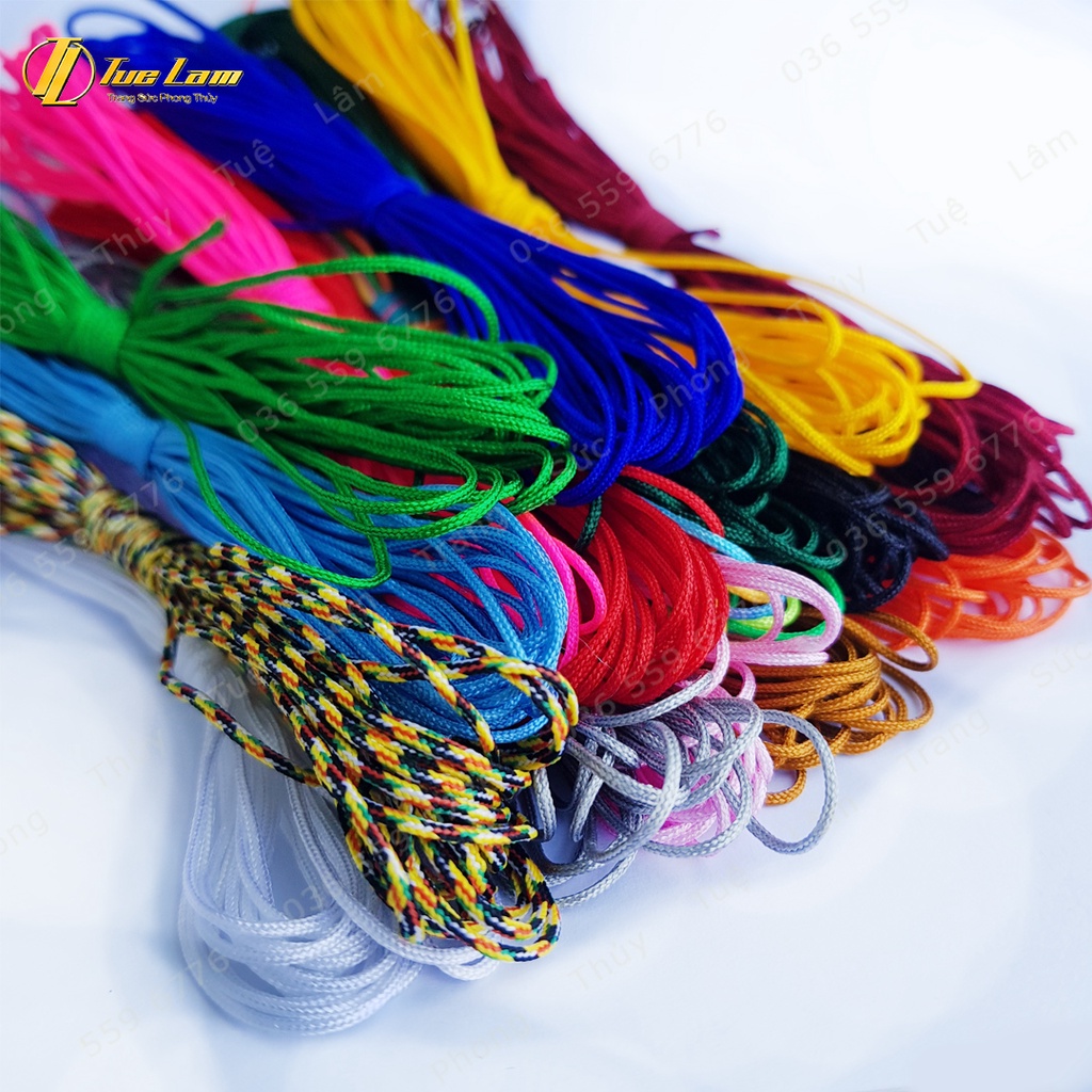 Combo 5m - 10m - 15m Dây Chỉ Tết Vòng Bện Vòng Handmade - DIY Tuệ Lâm