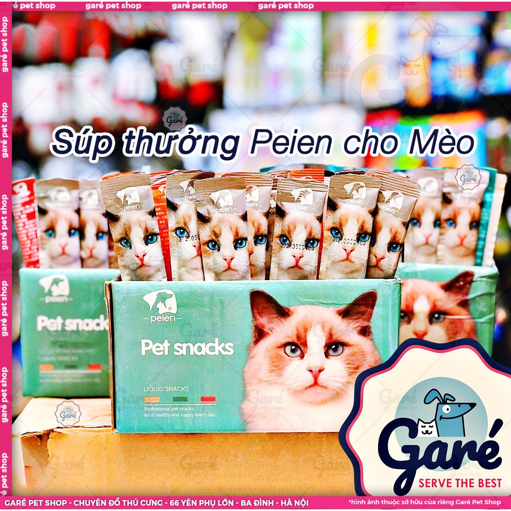 Súp thưởng Peien 15g dành cho Mèo bố sung dưỡng chất thiết yếu