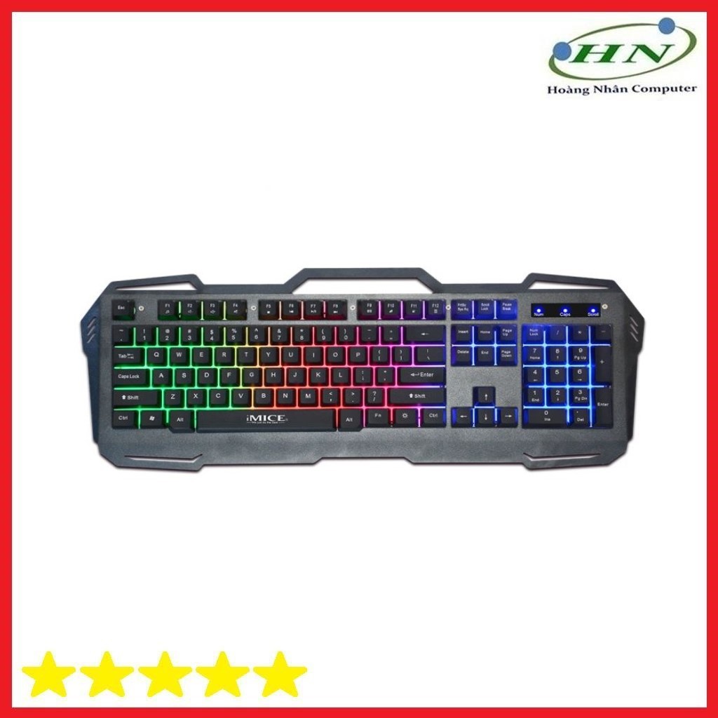 [Mã SKAMSALE03 giảm 10% đơn 200k] Bàn Phím Giả Cơ Gaming Có LED IMICE AK400