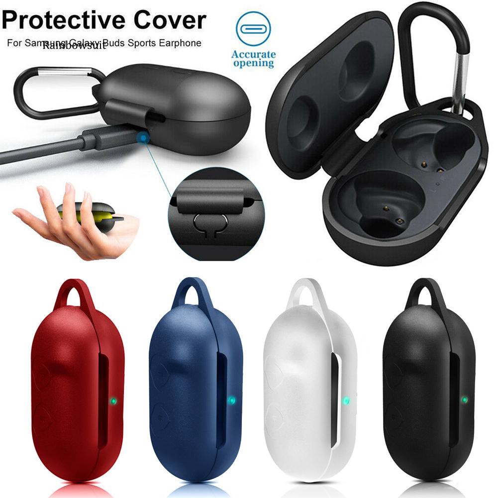 Hộp silicon bảo vệ tau nghe Samsung Galaxy có móc gắn