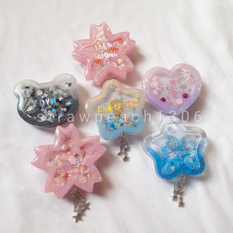 Griptok (PopSocket) Giá đỡ điện thoại handmade theo yêu cầu strawpeach1306 | BigBuy360 - bigbuy360.vn