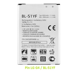 Pin Zin LG G4  3000 mAh