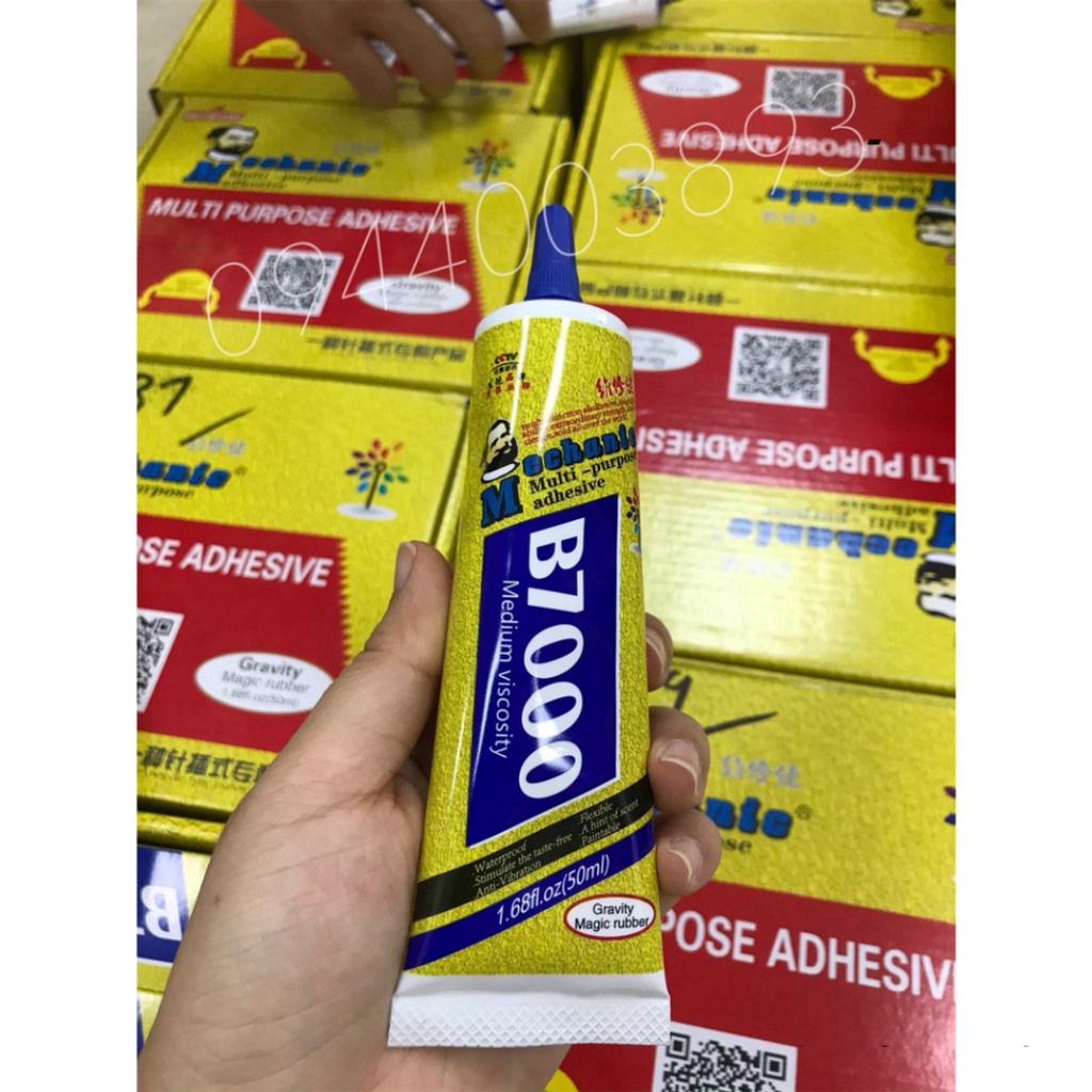 Keo dán B7000 Mechanic 50ml ( Trắng Trong )