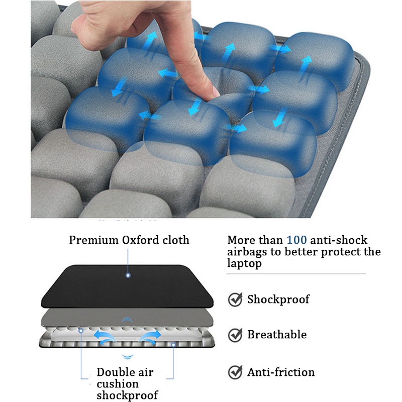 Túi đựng laptop 13.3 14 15.6 inch chống thấm nước có dây đeo vai tháo rời được dành cho nữ