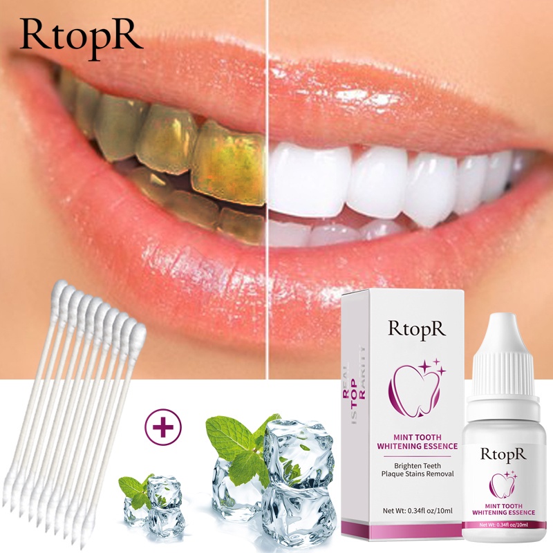 RtopR Loại bỏ mảng bám và vết ố, làm trắng sáng răng, giúp răng chắc khỏe và trắng sáng tự nhiên