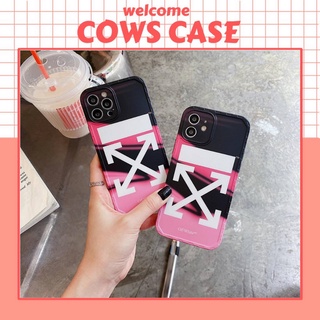 Ốp off white hồng dành cho iphone xs max/11/11pro max/12pro/12pro max