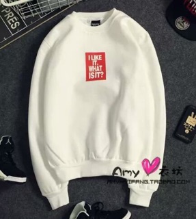 ÁO NỈ I LIKE IT 4 MÀU