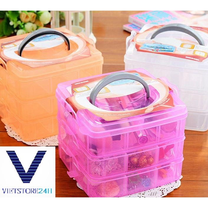 Hộp Nhựa Đựng Đồ 18 Ngăn Đa Năng