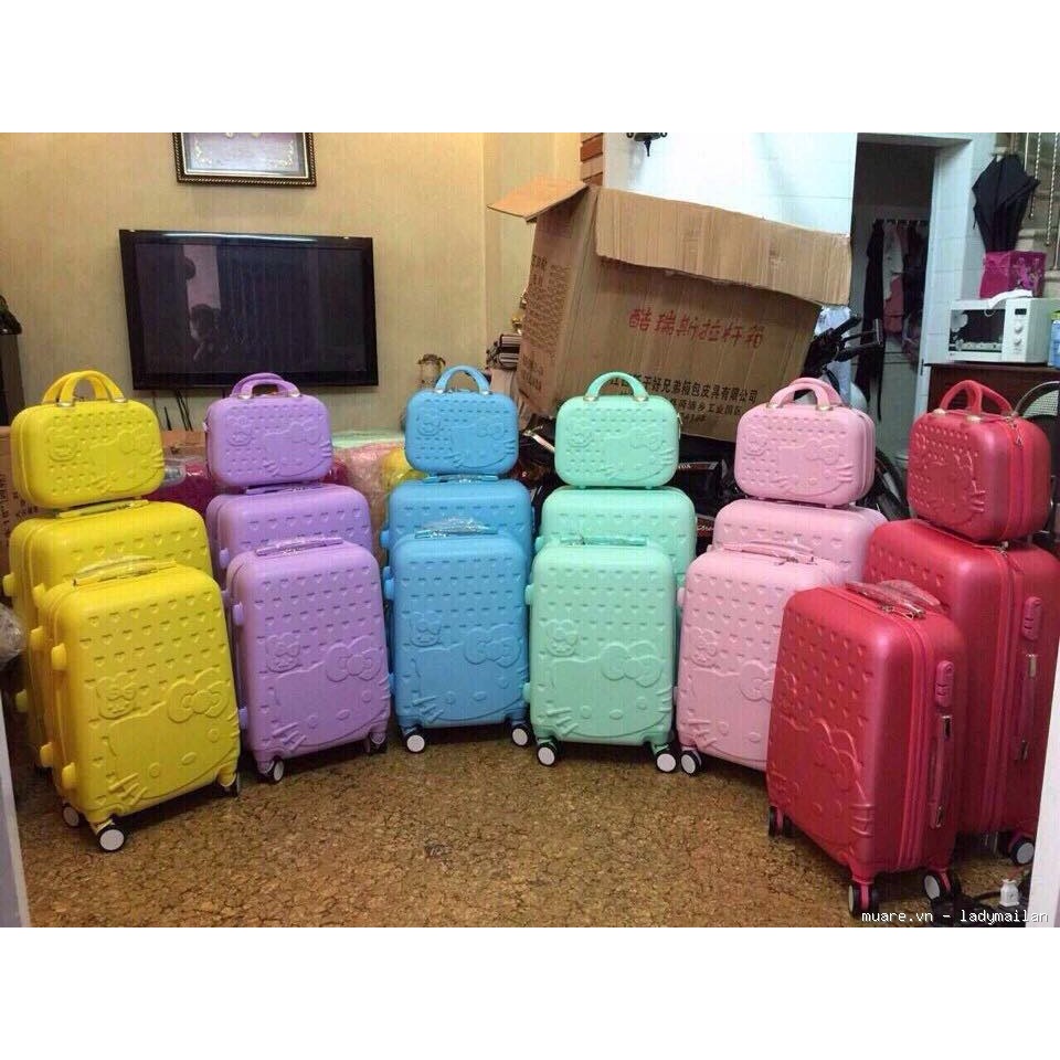 VALI KITTY IN NỔI SIÊU KUTE SIZE 24