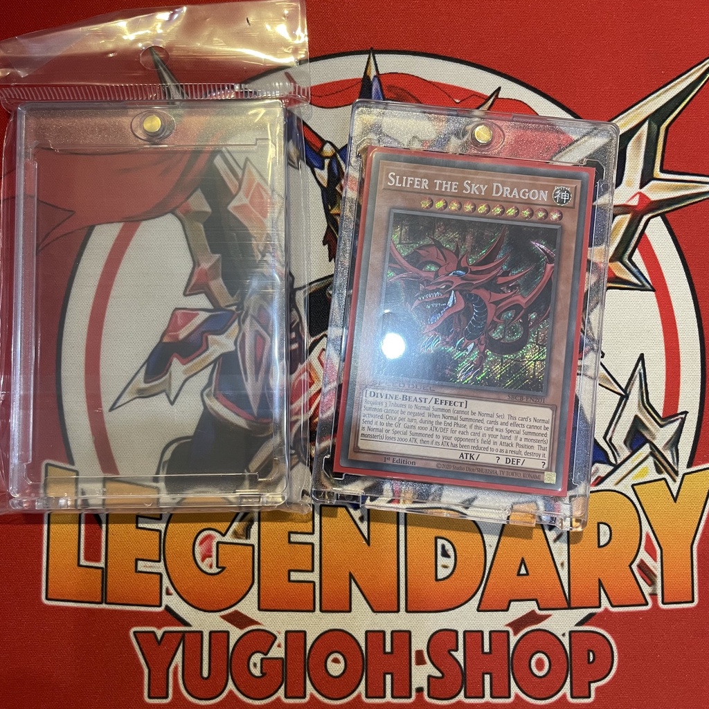 Toploader Cao Cấp Nhựa Bọc Bài Yugioh - Hộp Bảo Vệ Thẻ Bài ONE TOUCH Nam Châm