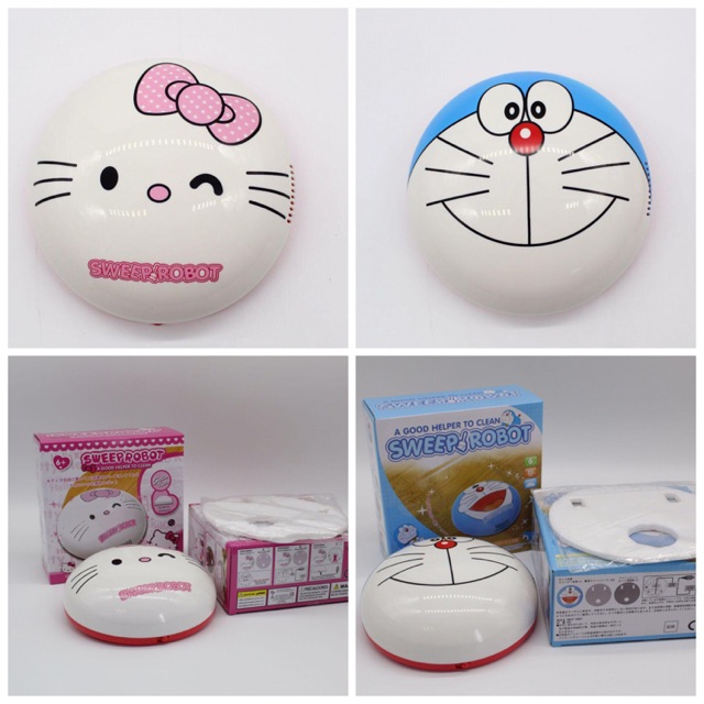 ROBOT HÚT BỤI CÓ NHẠC DORAEMON & HELLO KITTY